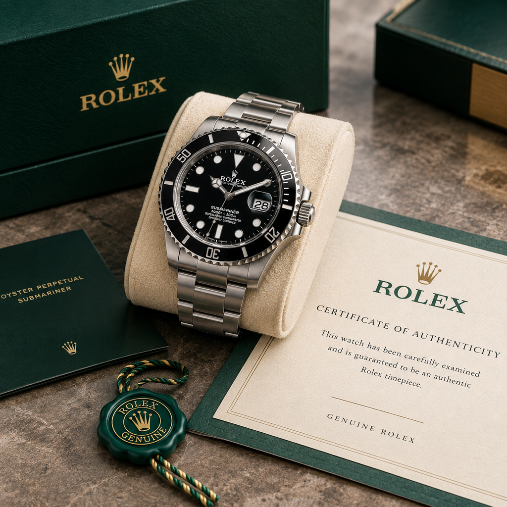 documentación para vender un reloj de lujo